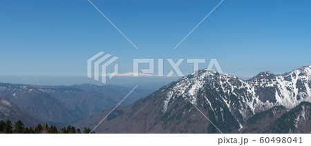 【パノラマ】白山連峰　大木場ノ辻 60498041