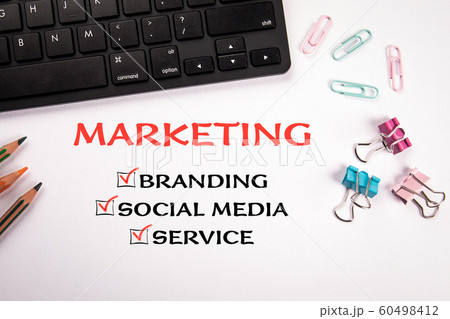 Marketing. Branding, Social Media and Service concept Marketing. Branding, Social Media and Service concept 60498412