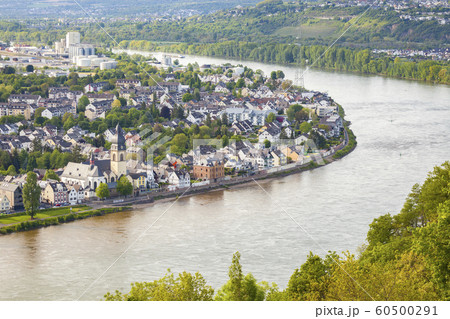 Buildings on bank of Rhine river in Koblenz, Germany Buildings on bank of Rhine river in Koblenz, Germany 60500291