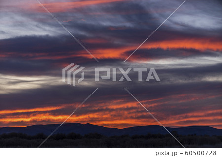 Sunset over Boise Foothills in Boise, Idaho, USA 60500728