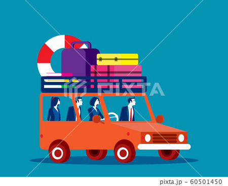 Business team summer vacation. Concept business Business team summer vacation. Concept business 60501450