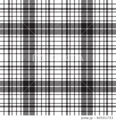 Check diagonal texture plaid black white seamless 60501733