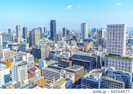 大阪　都市景観　中央区方面　　　　 60504677