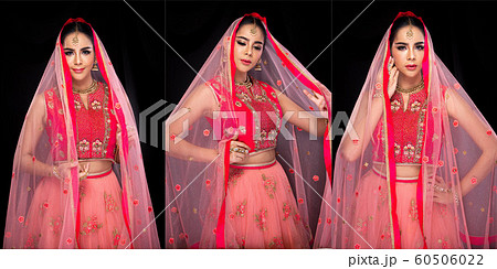 Indian beauty face big eyes with perfect wedding Indian beauty face big eyes with perfect wedding 60506022