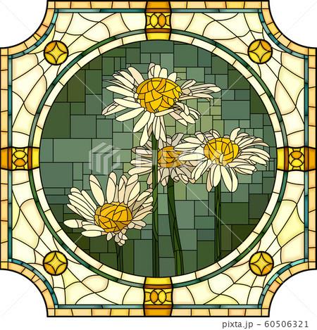 Vector illustration of blooming chamomile. Vector illustration of blooming chamomile. 60506321