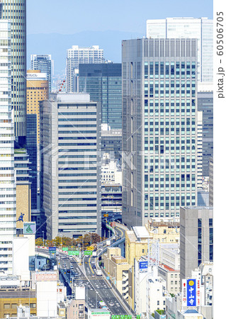 大阪 都市景観 肥後橋、梅田方面 大阪 都市景観 肥後橋、梅田方面 60506705