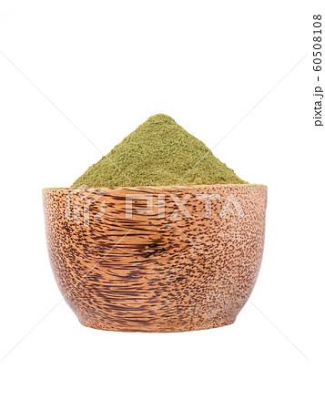 Henna powder in the coconut bowl 60508108