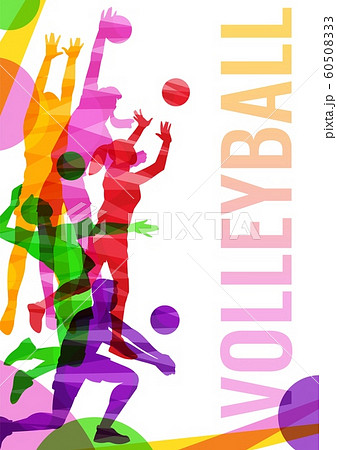 Volleyball Competition Banner Template With Stock Illustration