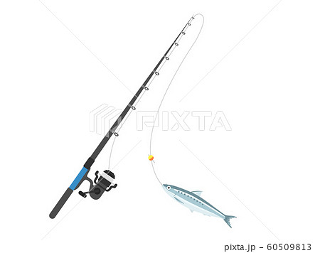 魚釣りのイラストのイラスト素材 魚釣りのイラストのイラスト素材