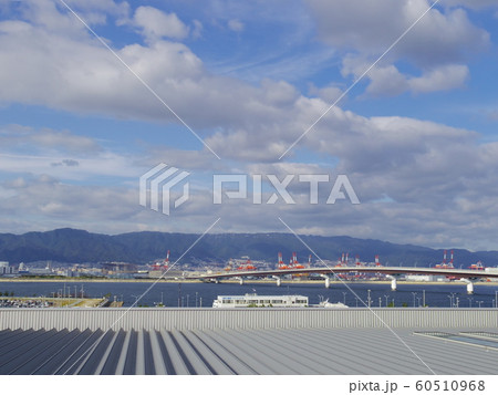 神戸スカイブリッジ from 神戸空港展望デッキ 神戸スカイブリッジ from 神戸空港展望デッキ 60510968
