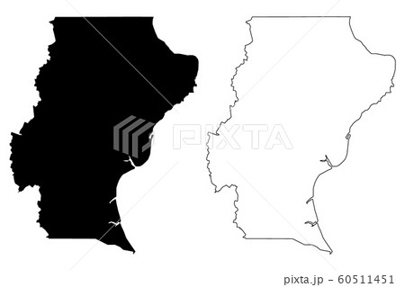 Santa Cruz map vector.... 60511451