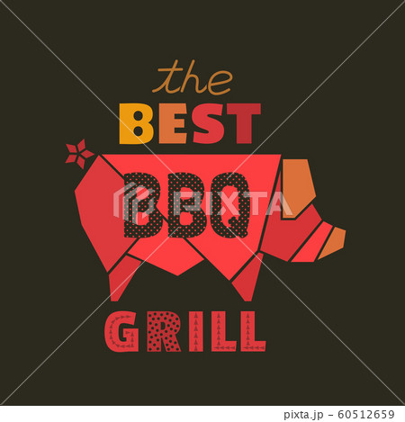 Best BBQ grill flat hand drawn vector icon Best BBQ grill flat hand drawn vector icon 60512659
