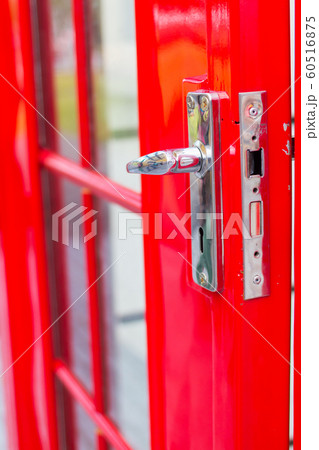 Red phone box door 60516875