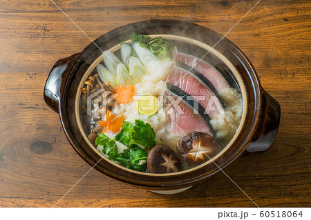 天然寒ぶり鍋 Japanese cuisine Yellowtail and radish pan 天然寒ぶり鍋 Japanese cuisine Yellowtail and radish pan 60518064