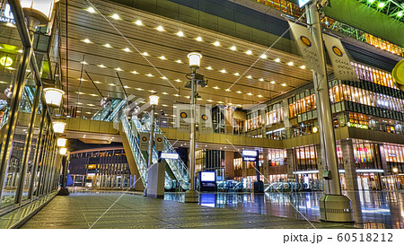 Jr大阪駅 時空の広場 からの景色の写真素材