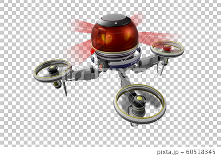 Police drone (transparent material version) 60518345