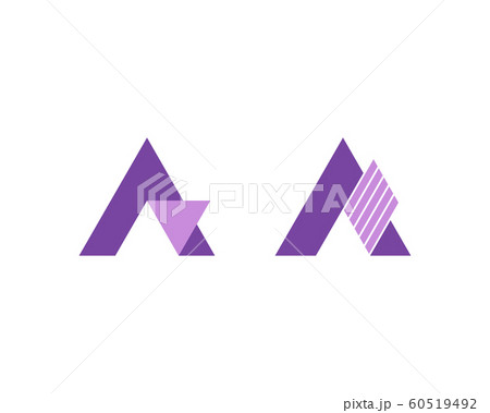 Letters A cutout logo templates Letters A cutout logo templates 60519492