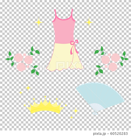 バレエモチーフの挿絵イラスト バレエモチーフの挿絵イラスト 60520283