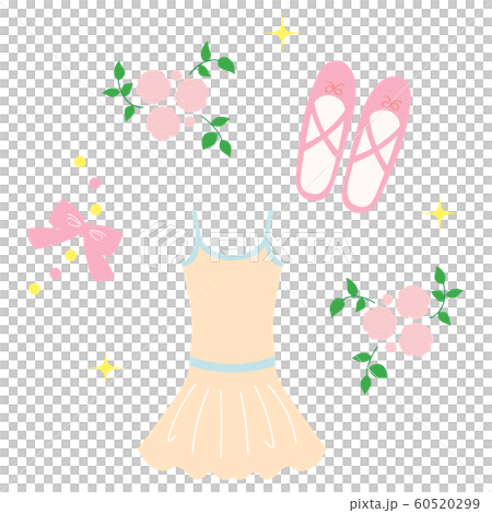 バレエモチーフのカットイラスト 60520299