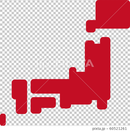 Japanese archipelago illustration 60521261