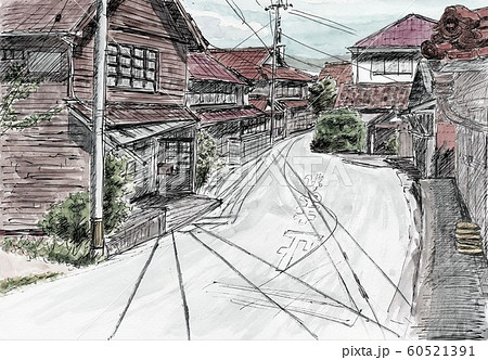 田舎の家並み 60521391