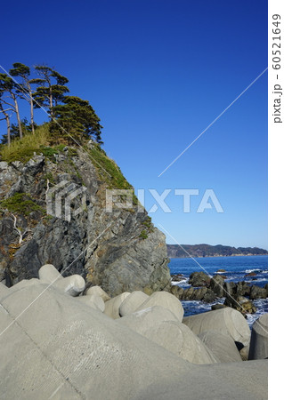 三陸ジオパーク島の越松島 三陸ジオパーク島の越松島 60521649