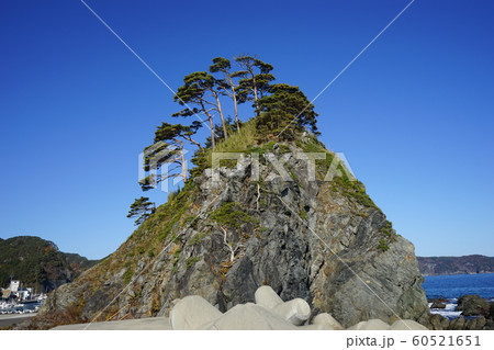 三陸ジオパーク島の越松島 60521651