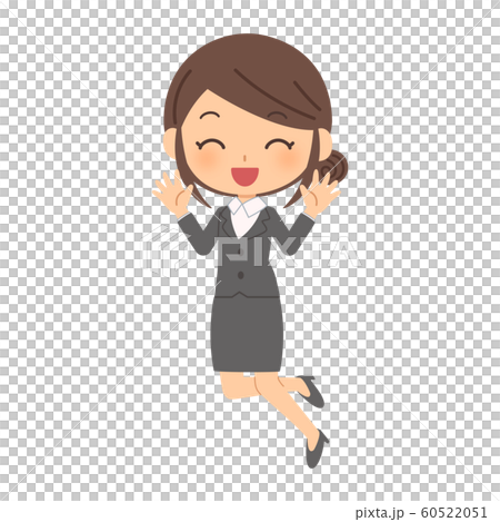 New employee female jump New employee female jump 60522051