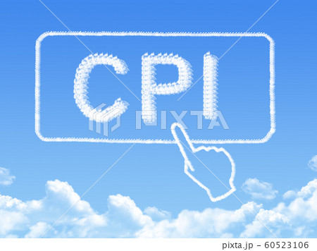 Consumer Price Index message cloud shape Consumer Price Index message cloud shape 60523106
