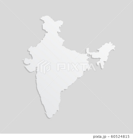 India asia country map background vector template 60524815