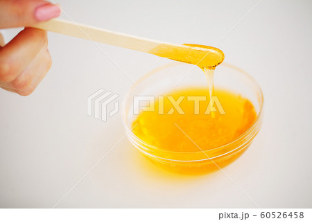 Waxing. Tools For Depilation On A White Background 60526458