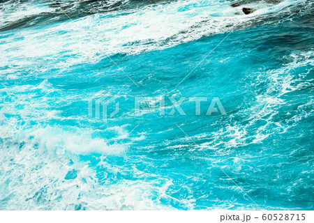 Marble water background, sea wave texture, ocean waves 60528715