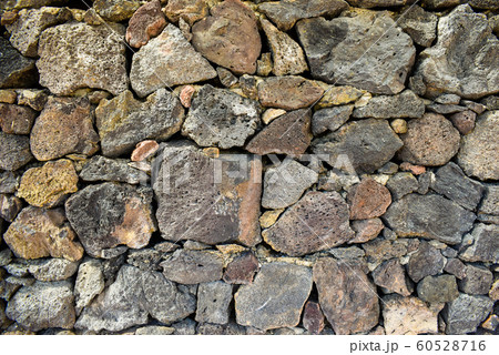Stone wall texture, big rocks background, abstract 60528716
