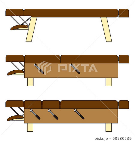 整体 カイロプラクティック用ベッド ドロップベッド トムソンベッド のイラスト素材 60530539 Pixta