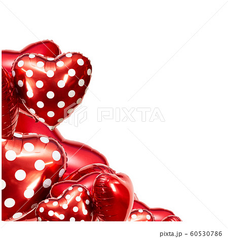 Frame of hearts for Valentine's Day. 60530786