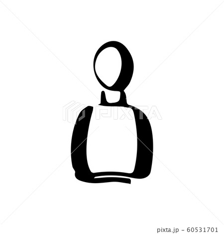 Perfume Fragrance Bottle Sketch On White のイラスト素材