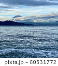 日本 静岡県 富士山 海 三保 夕暮れ 60531772