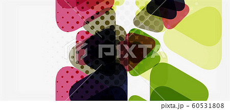 Vector triangle geometric abstract composition background. Retro vector illustration. Ornament illustration 60531808