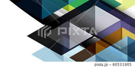 Abstract triangle pattern, colorful backdrop. Presentation template. Modern textured shape. Trendy modern style Abstract triangle pattern, colorful backdrop. Presentation template. Modern textured shape. Trendy modern style 60531905