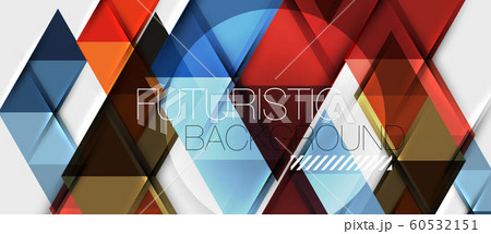 Triangle geometrical modern business presentation design template Triangle geometrical modern business presentation design template 60532151