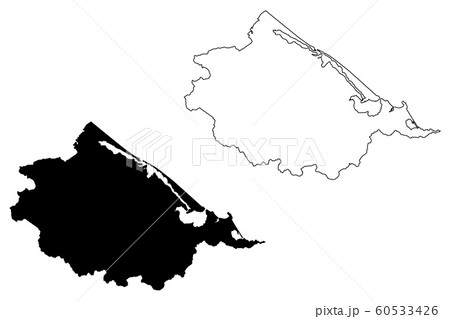 Thua Thien-Hue Province map vector.... 60533426