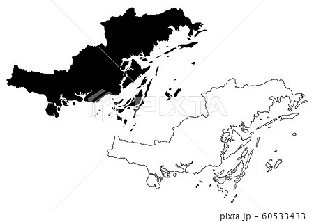 Quang Ninh Province map vector.... Quang Ninh Province map vector.... 60533433