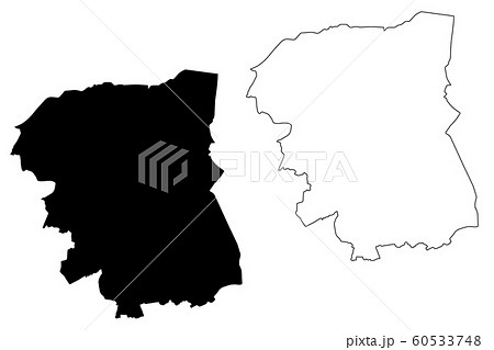 Nakhon Pathom Province map vector.... 60533748