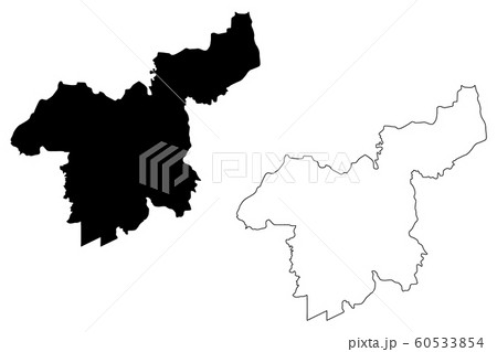 Saraburi Province map vector.... 60533854