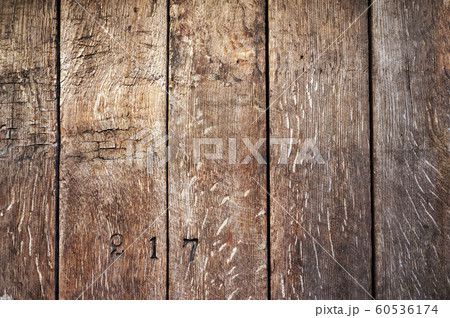 Old wooden planks. Natural brown texture. 60536174
