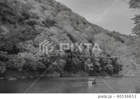 【セピア】晩秋の嵐山 60536653