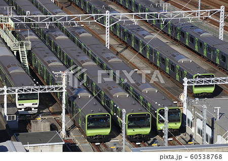 工事に伴う山手線減便時の東京総合車両センター(山手電車区)の様子 工事に伴う山手線減便時の東京総合車両センター(山手電車区)の様子 60538768