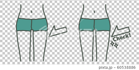 大腿苗條緊身大腿Check-2顏色 60538886