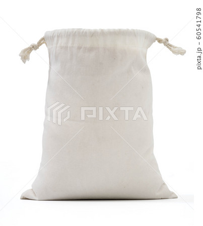 Canvas bag on white 60541798