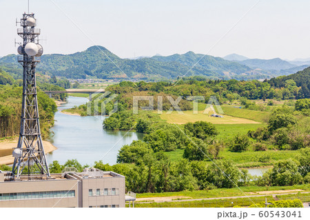 福知山城天守閣から見た街並 60543041